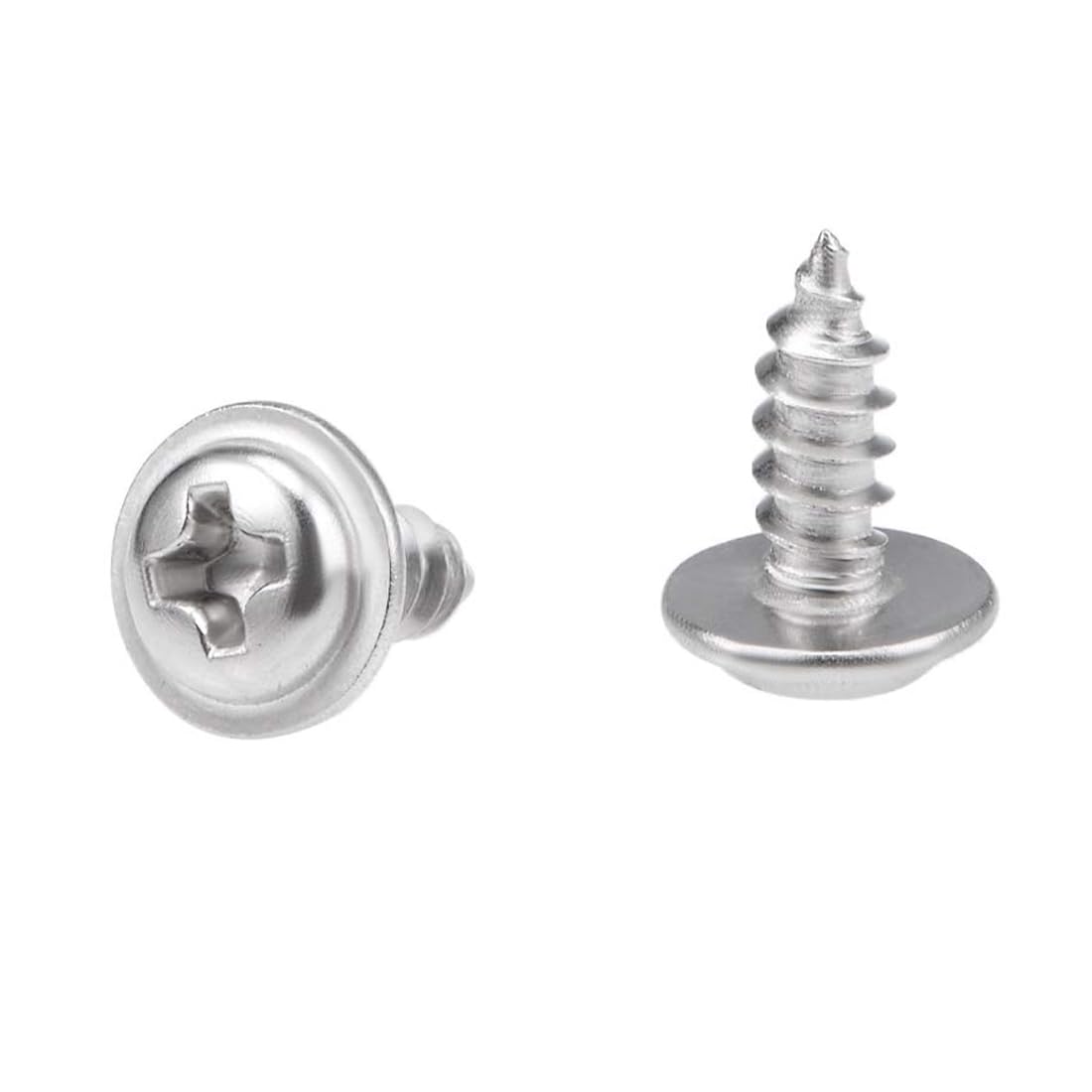 TA-VIGOR M3 Self Tapping Screws for Wood, 8mm Modified Truss Head Screws