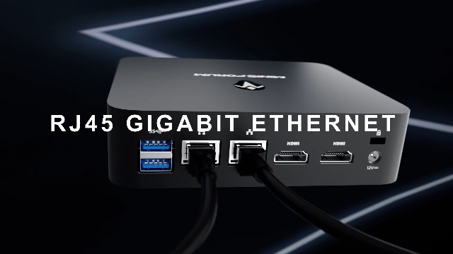 MINIS FORUM UN305C Mini PC, Intel Core i3-N305, 16GB RAM, 512GB