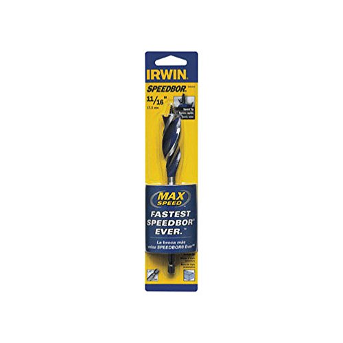 Irwin 3041016 11/16" X 6" Speedbor Max Speed Drill Bit
