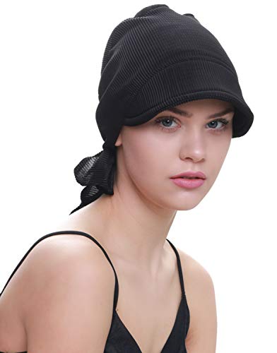 Cappelli casual per la perdita dei Capelli (Nero)