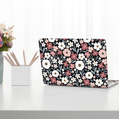 Image of Laptop Notebook Skin Sticker Cover Decal, 13 inch 13.3 inch 14 inch 15 inch 15.4 inch 15.6 inch Laptop Vinyl Skin Sticker Cover Art Protector Netbook, Cute Floral