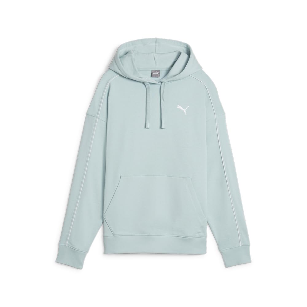 puma womens her hoodie casual outerwear casual - blue