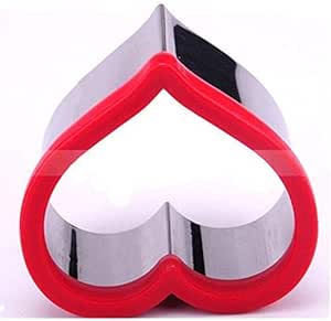 Stainless Steel Heart Sandwich Cookie Cutter Baking Mold
