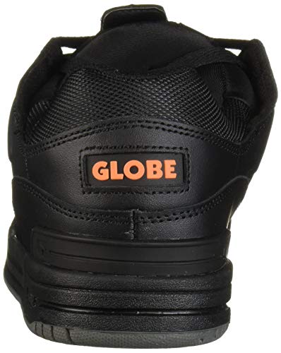 Image of Globe Men's Fusion Skate Shoe, Black /Black /Orange, 14 Medium US