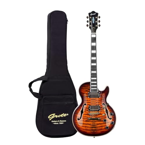 エレキギターセット 大人向けのプロフェッショナルなセミホローエレキギター楽器