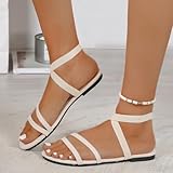 Zoom IMG-2 xbemkste sandali piatti da donna