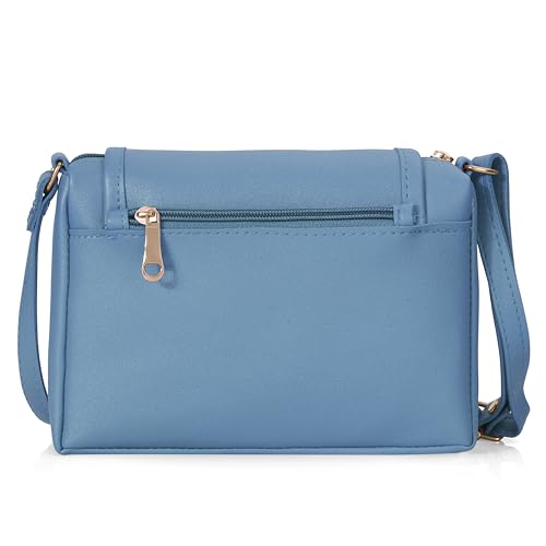 Image of J I ACCESSORIES Women's Stylish Crossbody Sling Bag - Elegant PU Leather Small Shoulder Purse with Adjustable Strap - Casual & Travel Handbag
