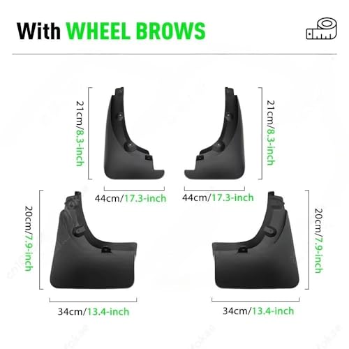 Guardabarros de Toyota RAV4 2006-2012 listos para rutas de montaña y conducción en lluvia 2