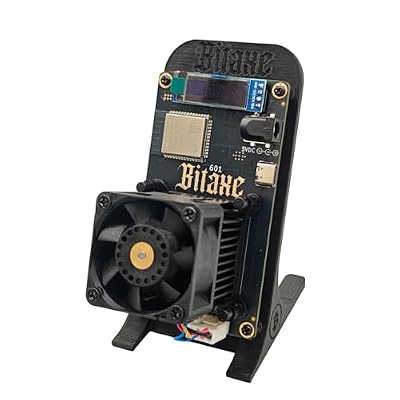 Black Stand BitAxe 601 Gamma BM1370 Asic Chip Upto 1.2Th/S Open-Source Design Bitcoin Solo Miner Lottery Miner with Power Supply Quiet Miner