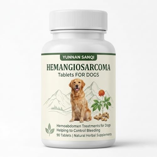 Yunnan Sanqi Tablets for Dogs Herbal Support for Hemangiosarcoma & Blood Health 90 Tablets