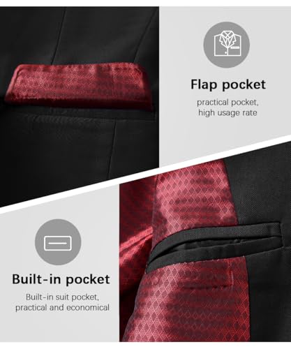 Boys' Blazer Suit Jacket Formal Sport Coats Solid Color Tuxedo Blazers for Boy Dinner Party Or Prom3