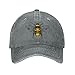 Tywonmy Funny Bees Hat Honey Bees Hat for Men Baseball Hats with Design Hats