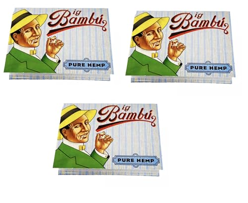 Bambu - Big Bambu Pure Hemp Rolling Paper (3 Booklets)
