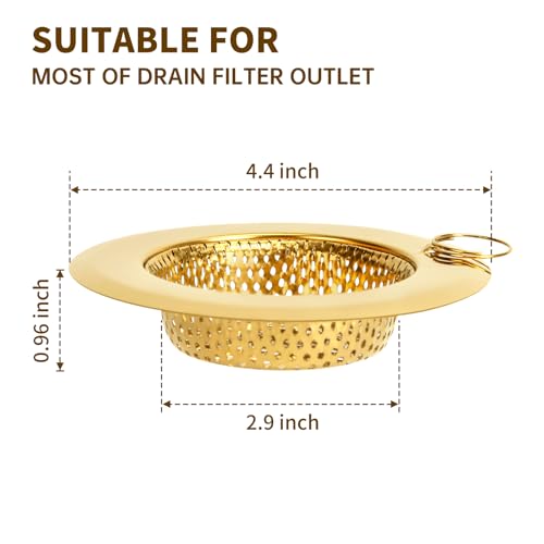 2 Coladores para Fregadero de Cocina con Anillo de Extracción miniatura 2