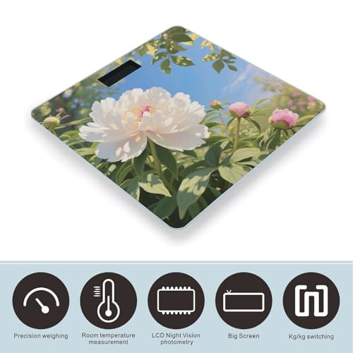 Balanzas digitales de baño con vidrio templado miniatura 3