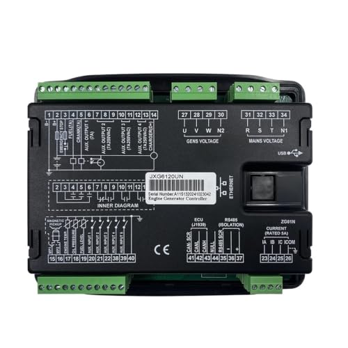 Módulo HGM6120N AMF con panel digital para proteger y automatizar generadores 2