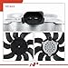 A-Premium Left Engine Radiator Cooling Fan Assembly Compatible with Select Audi & Porsche Models - A4 2009-2016, A4 Quattro 2009-2016, Q5 2009-2017, A5 2010-2014, A5 Quattro 2008-2017, allroad, Macan