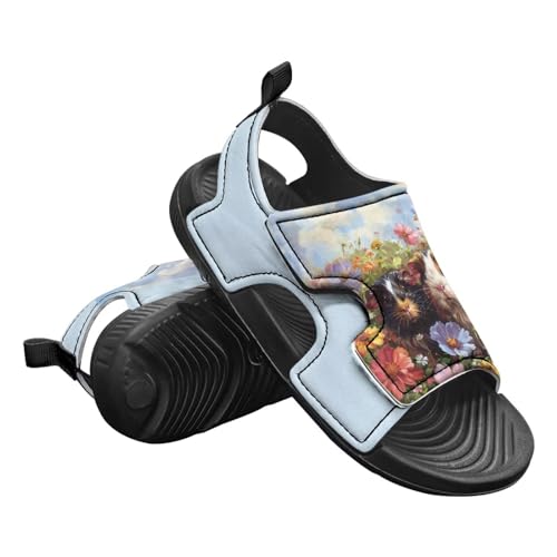 Cat Sport Sandals for Girls,Cute Rainbow Water Shoes Summer Outdoor Athletic Hiking Beach Sandals for Toddler/Little/Big Kids2