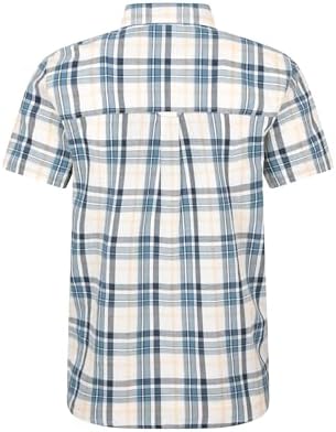 Chemise Mountain Hardwear Homme – Beige, Manches Courtes, à Carreaux – Taille M