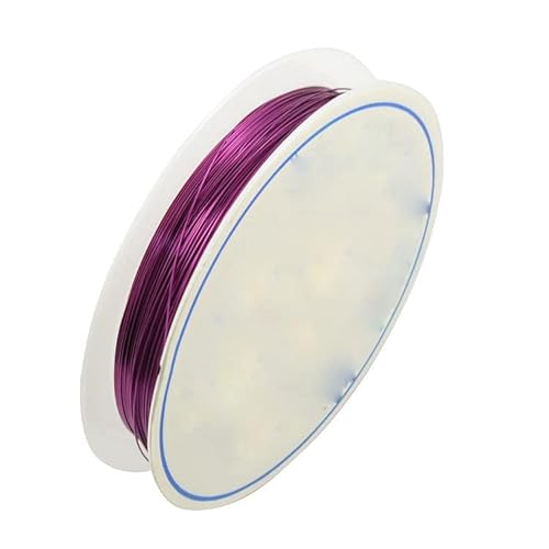 銅線0.25/0.3/0.4/0.5/0.6/0.7/0.8/1.0mm銅色(Purple,3.5Meters 0.8mm)