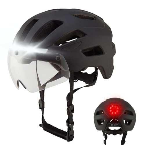 GOOFF Rider Fahrradhelm Damen Herren – E-Bike Helm für Erwachsene, Leicht Verstellbar mit Belüftung, geeignet für Rennrad, MTB und Citybike