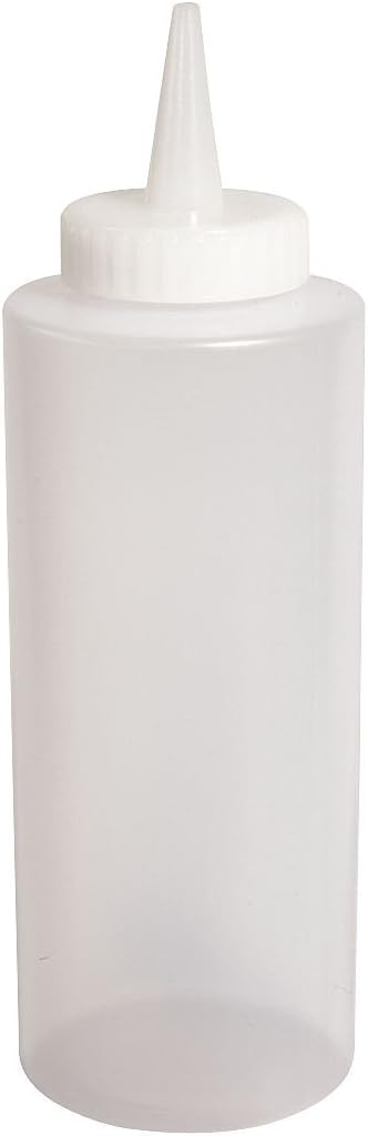 Crestware SB24C Squeeze Dispenser Bottle 24 oz. - Case of 36