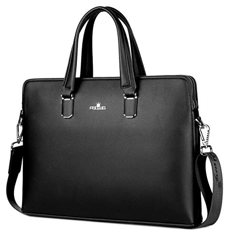 FSD.WG]Business Bag Leather Briefcase Shoulder Laptop Business Bag for Men