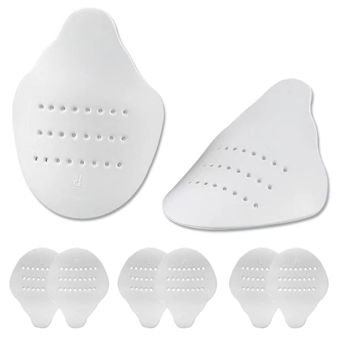 4 Pairs Shoe Crease Protector, Tsathoggua Shoe Toe Protectors, Crease Protectors for Sneakers, Anti-Wrinkle Shoes Crease Protector Toe Box Decreaser for Men's Size 40-47