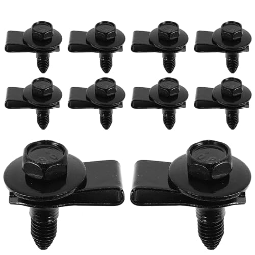 Clips de tornillo para coche de acero y nylon que protegen parachoques contra impactos