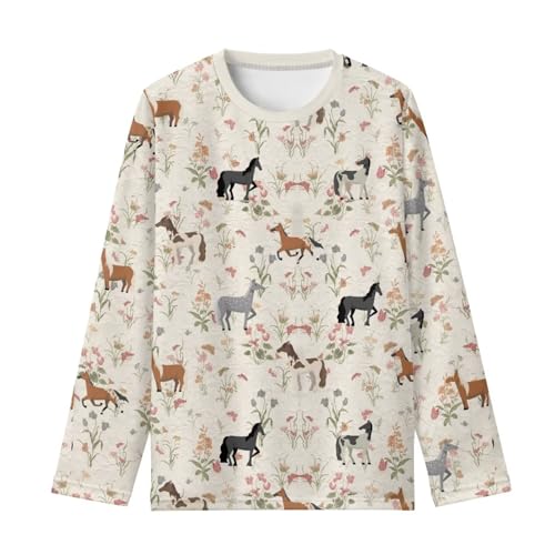 Ystardream Cartoon Shirts for Toddler Girls Long Sleeve Shirts Casual Pullover Girls' Tops,Tees & Blouses