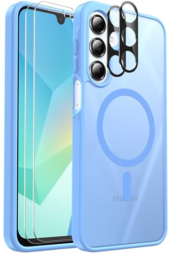 Ezanmull Samsung Galaxy A16 5G p X}zP[X CϏՌ [MagSafeΉ] [KXXN[veN^[ + JYveN^[]  wh~ (Cgu[)