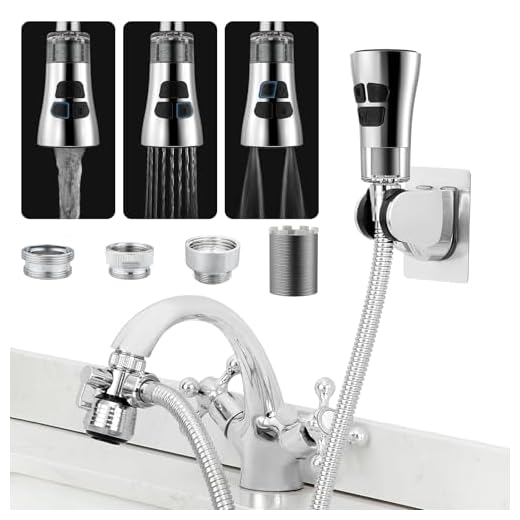 Multi-Mode Kitchen Faucet Hose Attachment