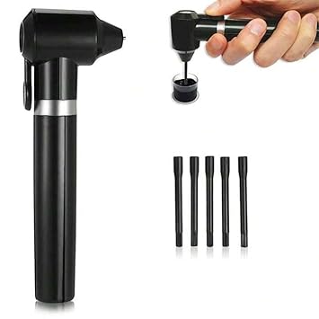 Tattoo Gizmo Tattoo Pigment Makeup Electric Ink Mixer Eyebrow Color Supply Tool Agitator Machine 5 Mixing Sticks Set, Mixer Machine -Black