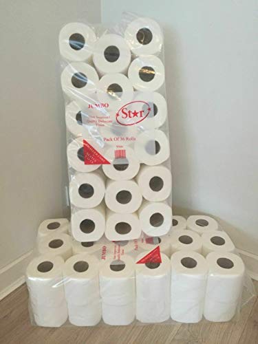144 Toilet Rolls 2ply Quilted Tissue 200 Sheets (MISA) Jumbo