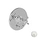 Newport Brass 5-1762BP/50 Balanced Pressure Tub & Shower Diverter Plate With Handle White Victoria