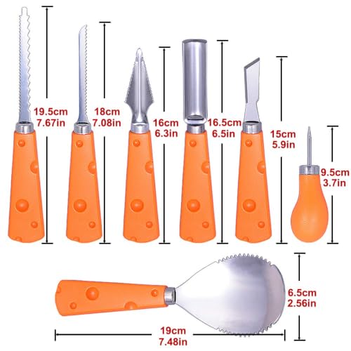 Taspire Halloween Kürbis Schnitzset, Halloween Kürbis Carving Kit – Ansicht 2