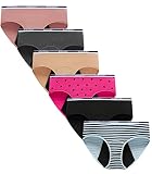 Boboking Teen Girls Cotton Period Panties Big Girls Breathable Pure colour Briefs Women Underwear M