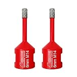 SHDIATOOL Dry Diamond Drill Core Bit 2pk Diameter 6mm Tile Drill Bit M14