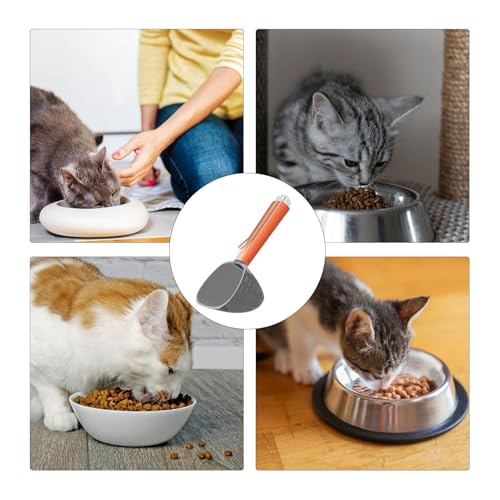 Jlobnyiun Katzenfutter Messbecher - Löffel für Hundefutter, Futterschaufel für Hunde mit Messlinien | Multifunktionaler Messbecher für Futter für