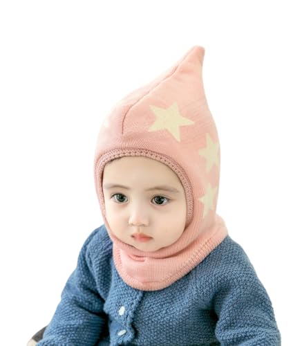 Baby Winter Hat Scarf Set, Unisex Infant Toddler Kids Hat Scarf