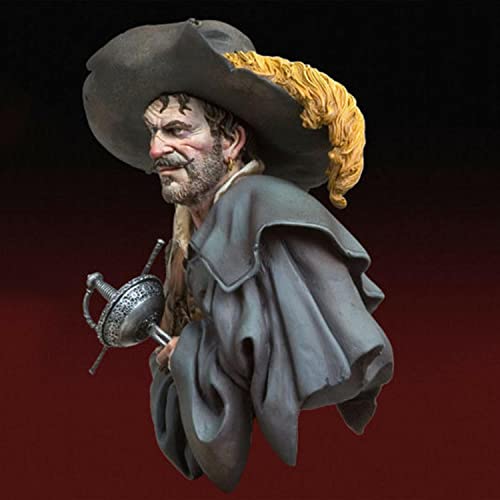 Busto Modelo Resina Ancient Man Officer 1:10 Sin Montar miniatura 3