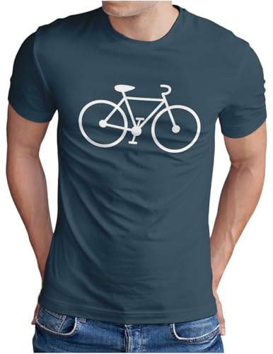 T-shirt de cyclisme classique homme OM3 noir grande taille icône de biker S-5XL