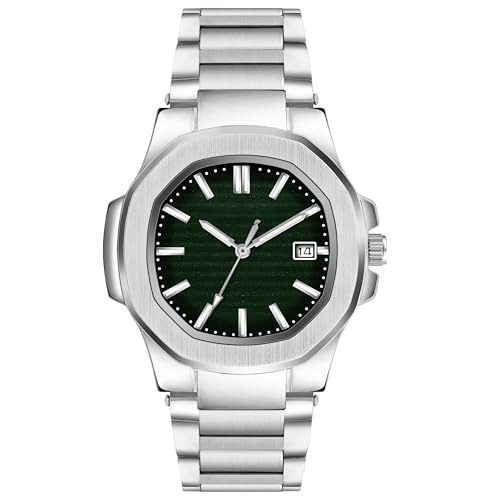 Image of Acnos 7 Colours Plain Dial Quartz Analog Day & Date Calendar Quartz Analog Business Watch