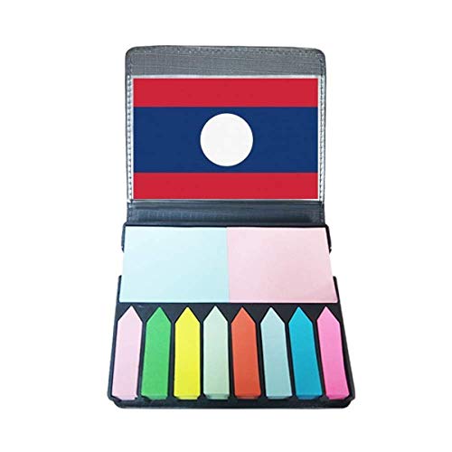 Marque-page drapeau Laos de qualité supérieure en boîte distributrice fine