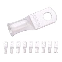 Vista 153 de SELTERM 25 piezas de lengüetas de cable de batería de cobre estañado de grado marino de 2/0 AWG de 3/8 pulgadas, terminales de anillo de calibre 00