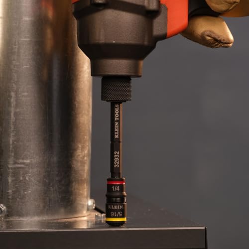Image of Klein Tools 32516HD KNECT 16-in-1 Impact-Rated Hybrid Screwdriver /Nut Driver, Magnetic, Flip Socket, 11 Bits, 2 Nut Drivers, 3 /8-Inch Square Adapter
