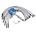 A-Team Performance HEI Distributor Blue Cap and 8mm Silicone Spark Plug Wires Kit Compatible with Ford FE 332 352 360 390 406 427 428