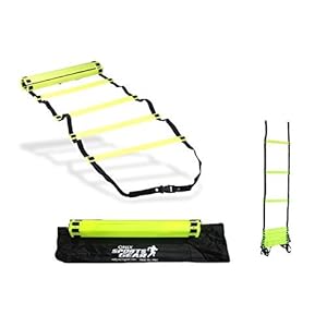 ND Sports Unisex’s OS-Sports 4M Training and Fitness Agility Ladder, Green, OS-Sports Training Ladder 4M
