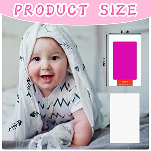 Teling JG-TELING-1905 48 Pcs Inkless Baby Footprint Kit Includes 16 Pcs Colorful Ink Pad And 32 Pcs Imprint Card thumb #1