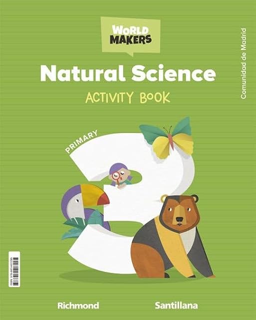 Portada de Natural Science 3º Primaria Workbook Mad Ed22